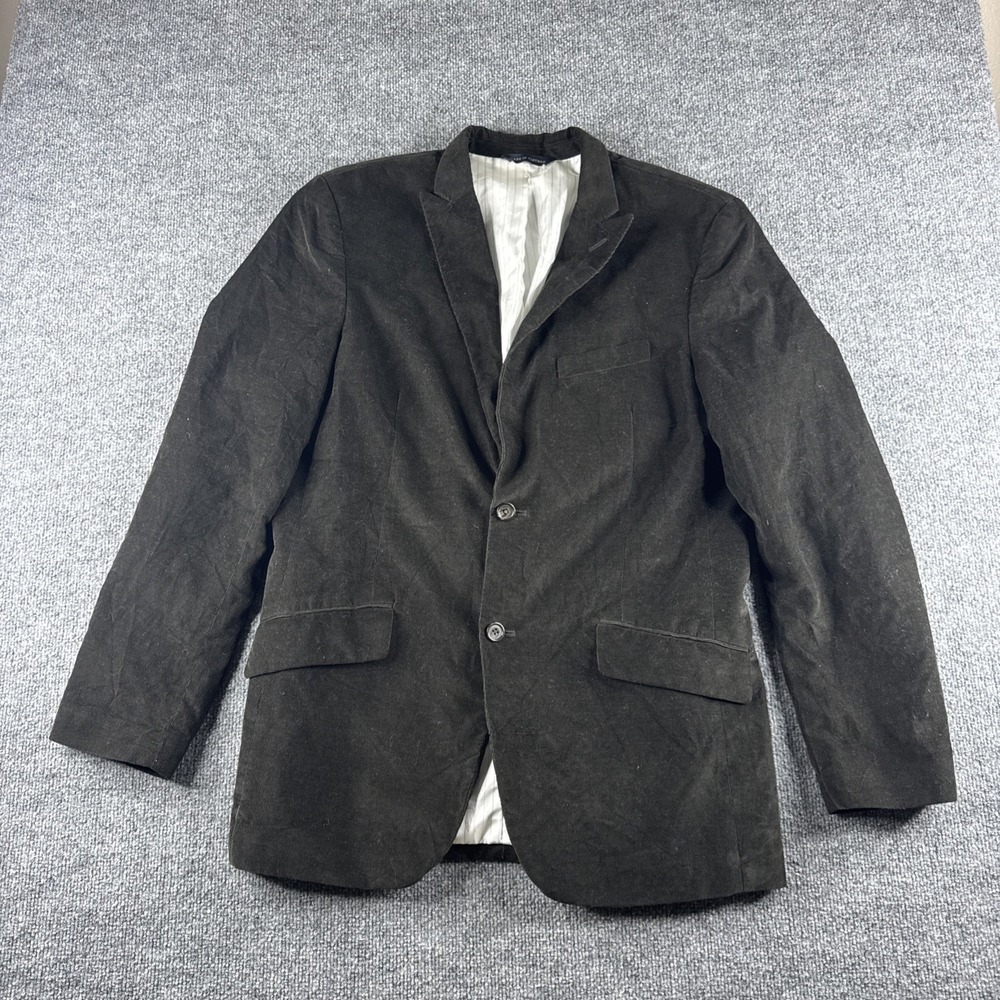 Banana Republic Corduroy Blazer Mens 44L Brown Two Button Sport Coat Jacket Prep
